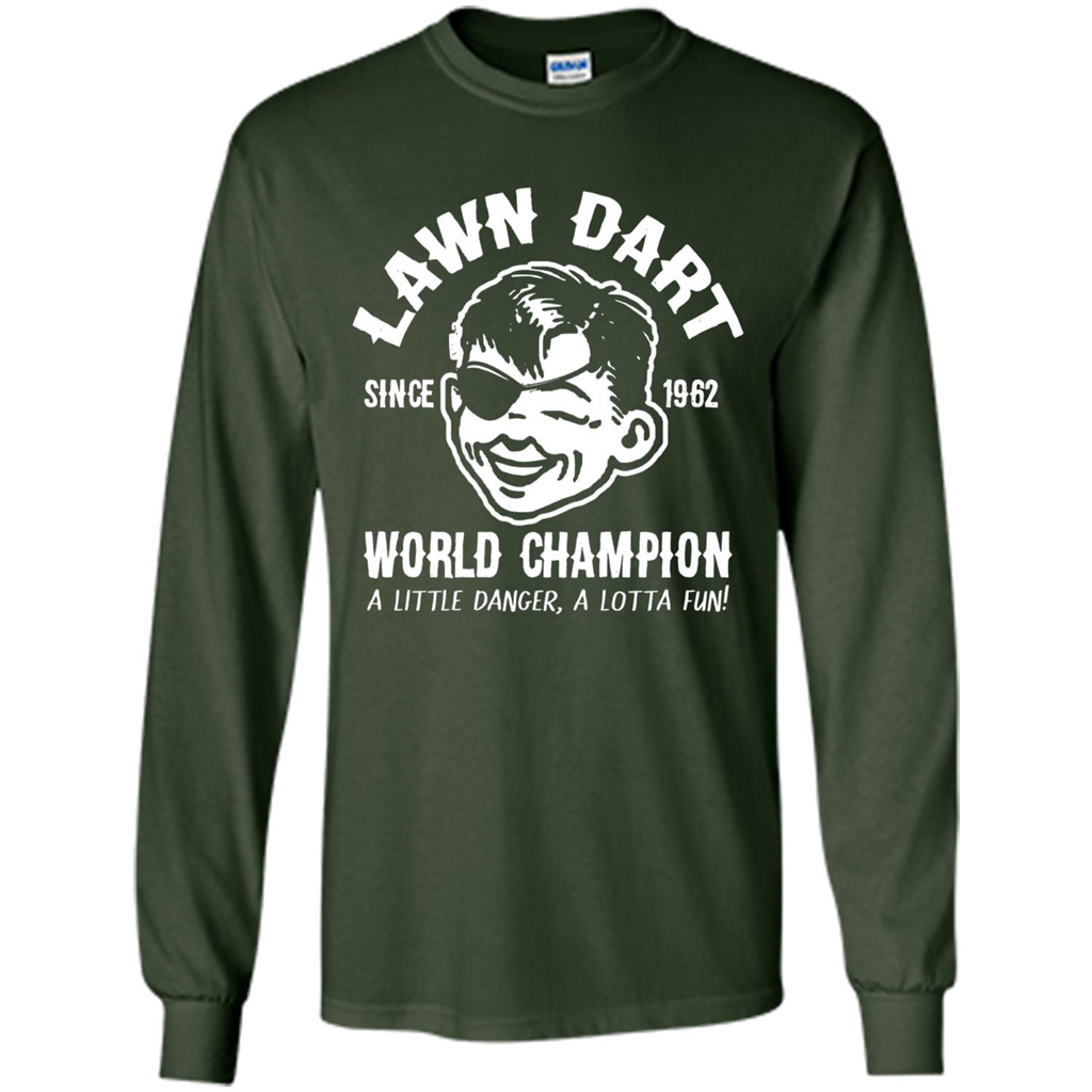 Lawn Dart Since 1962 World Champion Backyard Game T-shirt Forest Green