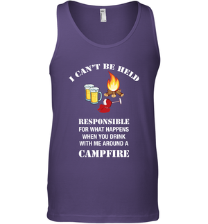 I Cant Be Held Responsible For What My Face Does When You Drink With Me ShirtCanvas Unisex Ringspun Tank