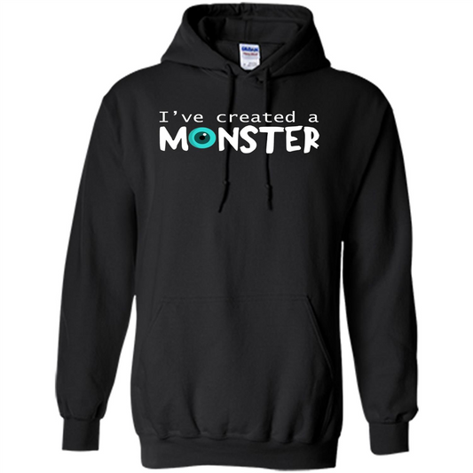 Daddy Son Matching T-shirt I Created A Monster Black