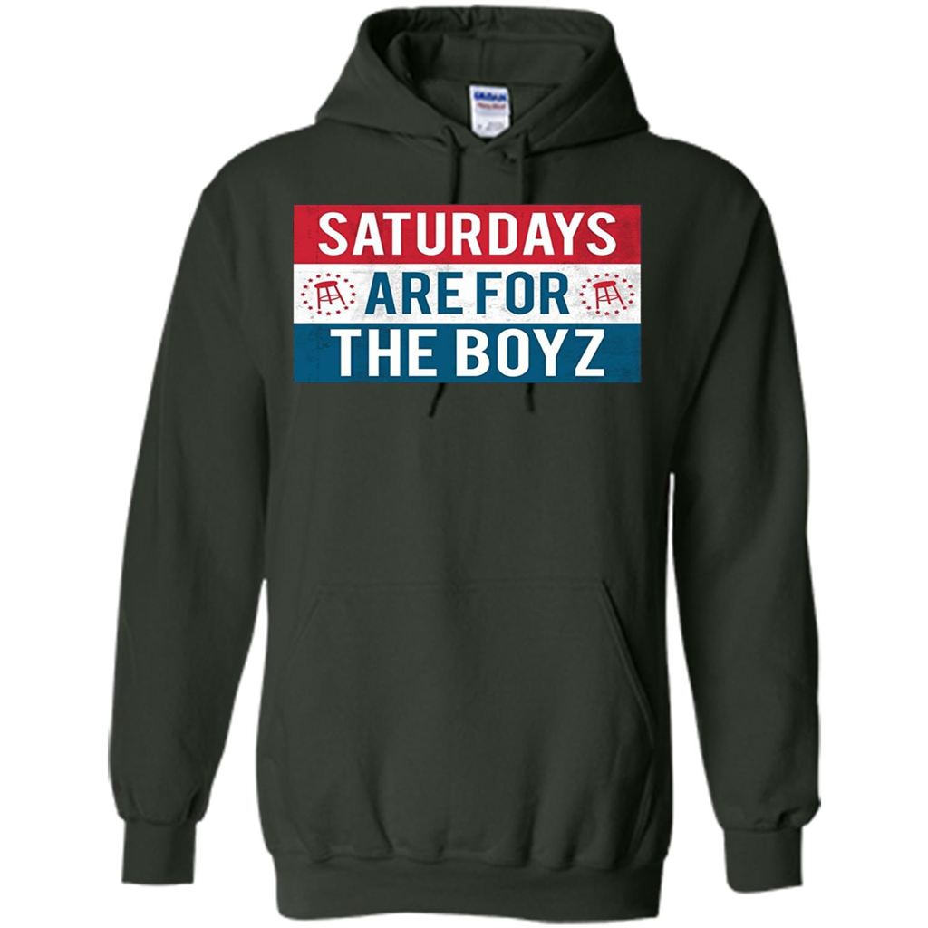 Saturdays Are For The Boyz T-shirt Forest Green