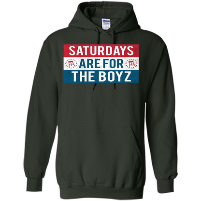 Saturdays Are For The Boyz T-shirt Forest Green