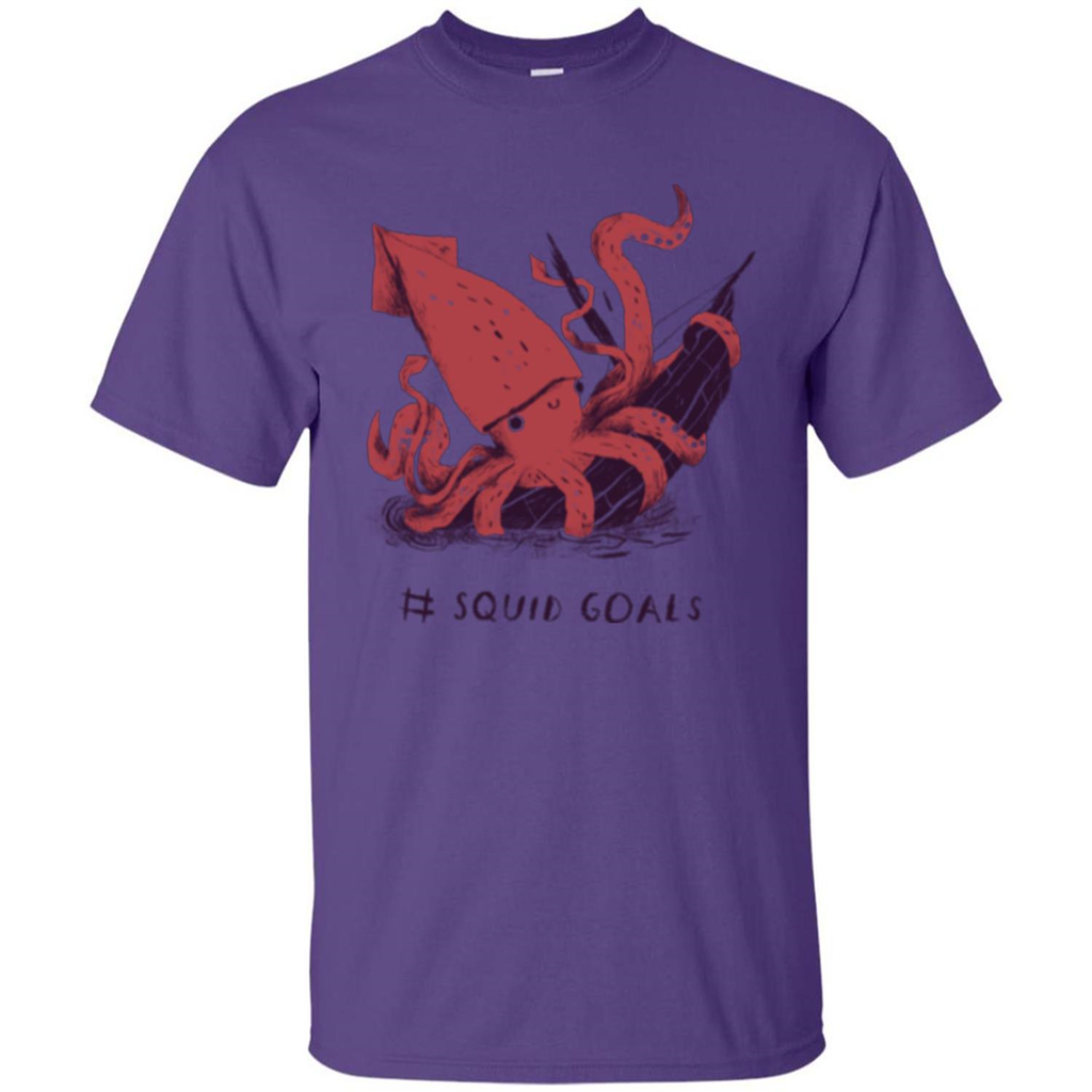 Squid Goals T-shirt Squad Goals T-shirt Purple