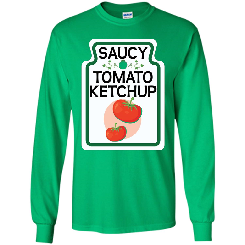 Saucy Tomato Ketchup T-shirt Irish Green
