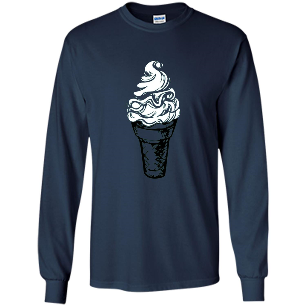 Ice Cream Day T-Shirts Ice Cream Lovers Navy