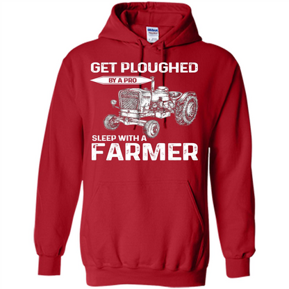Farmer. Get Ploughed By A Pro Sleep With A Farmer T-shrit Red