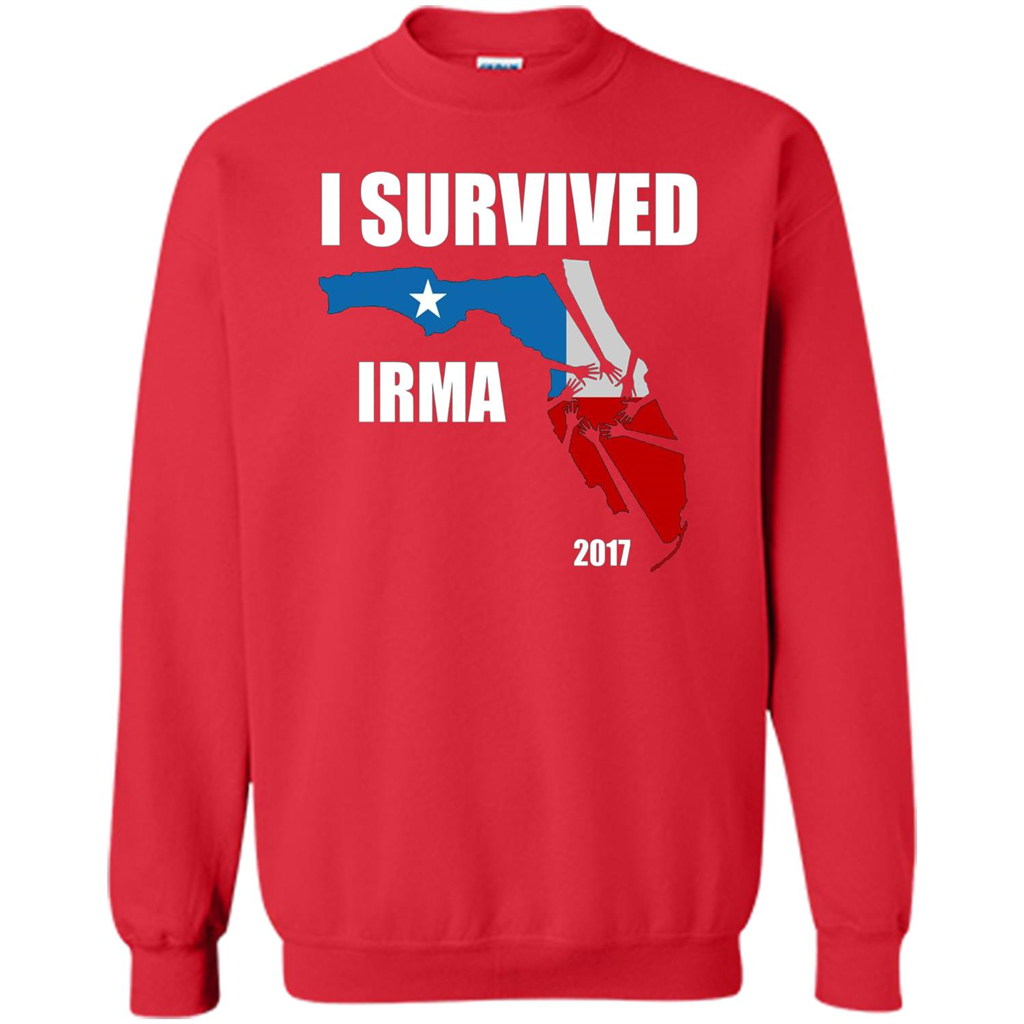 I Survived Hurricane Irma 2017 T-shirt Red