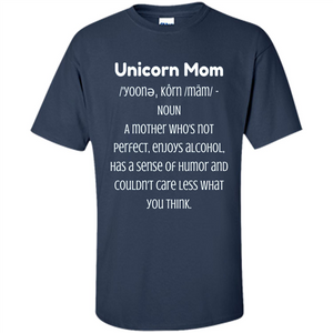 Fun Mom T-shirt - Unicorn Mom Definition