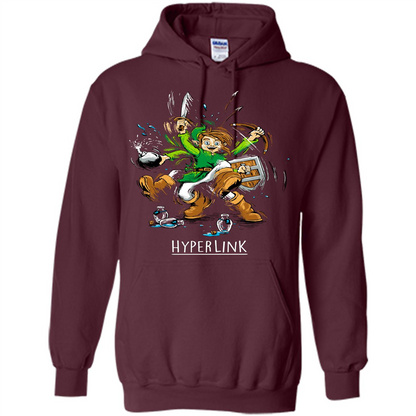 Gamer T-Shirt HyperLink Maroon