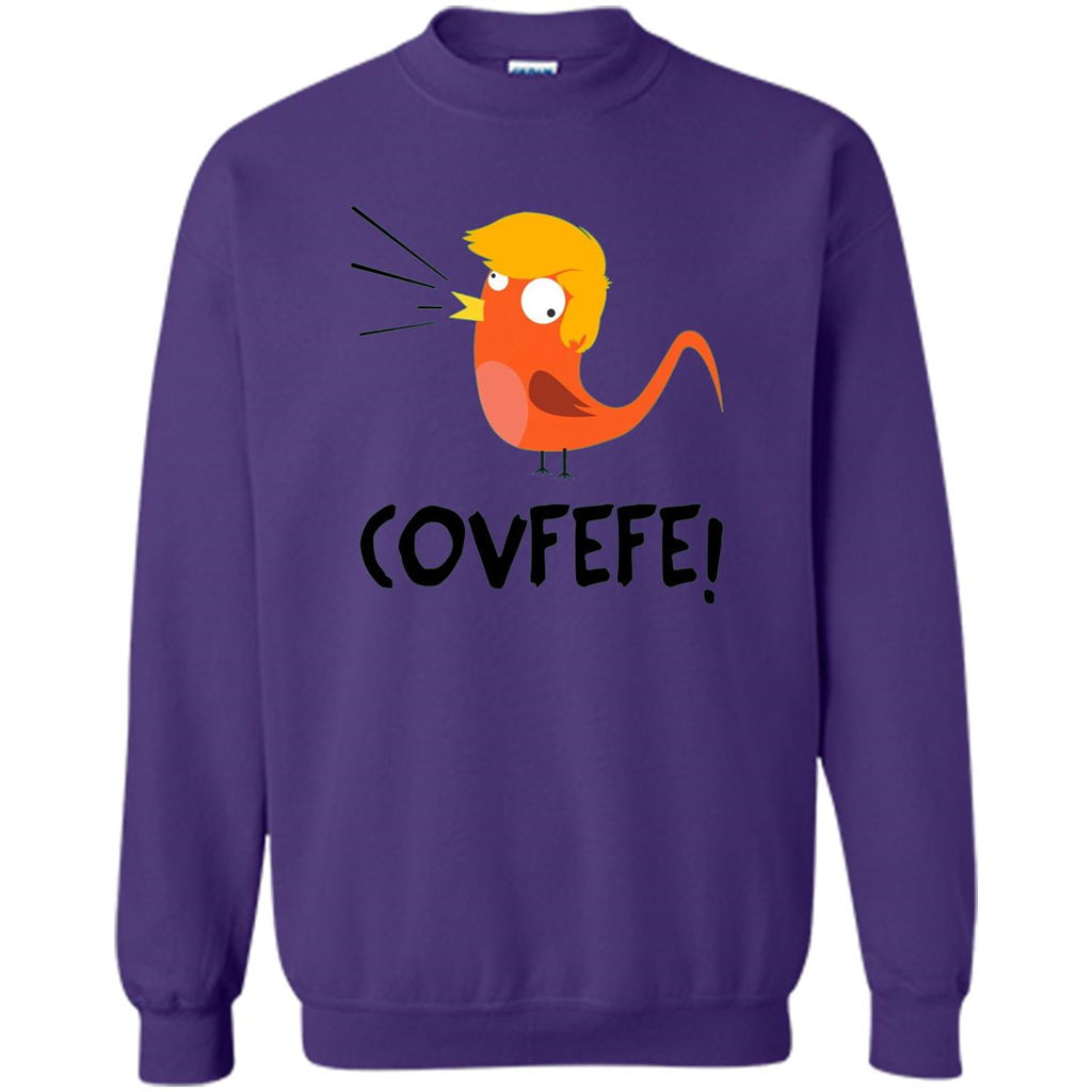 Covfefe Bird T-shirt Funny Political T-shirt Purple