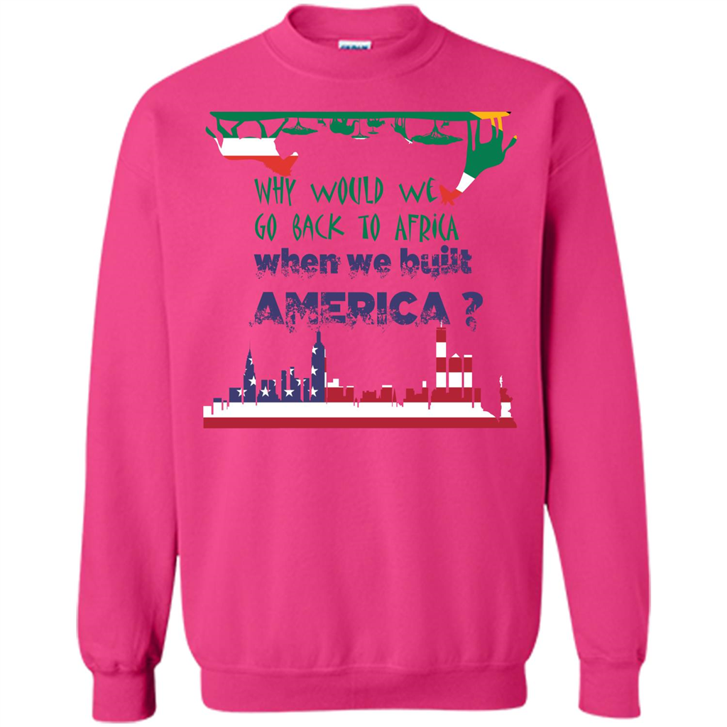 Africa - America T-shirt Build America Heliconia