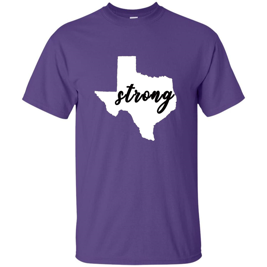 Texas Strong T-Shirt Stand Proud with Texas Purple