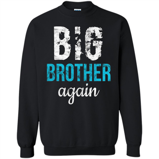 Big Brother Again Distressed T-shirt Black