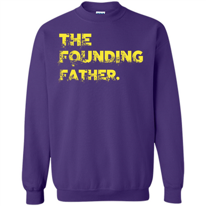 Fathers Day T-shirt The Founding Father Purple