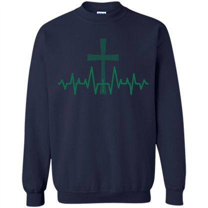 Christian ECG T-shirt Navy