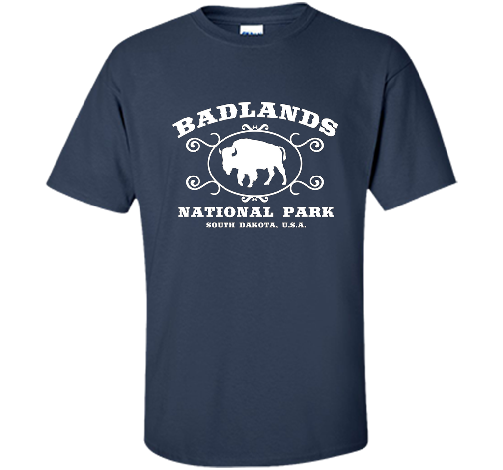 Whereables: Badlands National Park T-Shirt cool shirt Navy