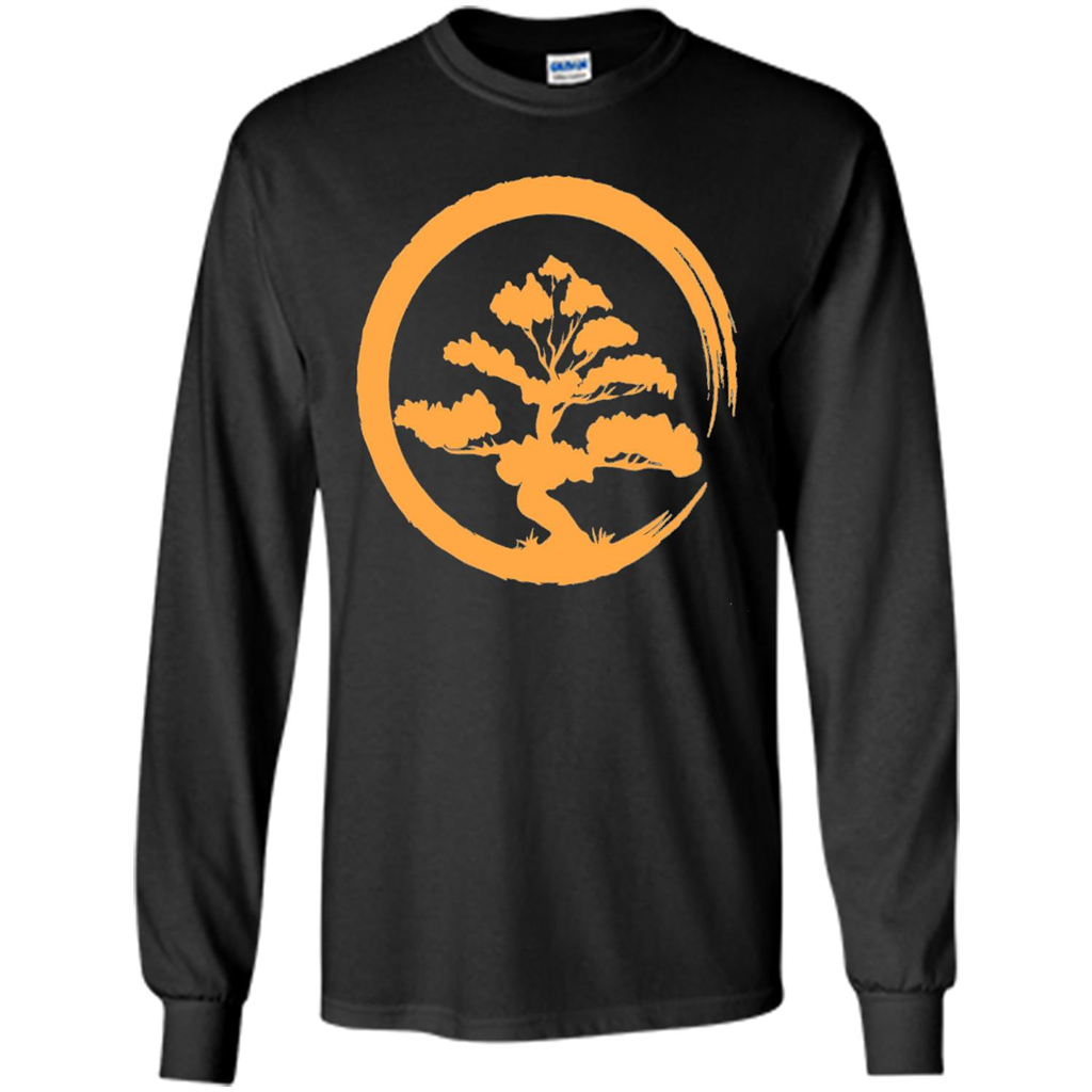 Bonsai Tree Japanese Zen Artist T-shirt Black