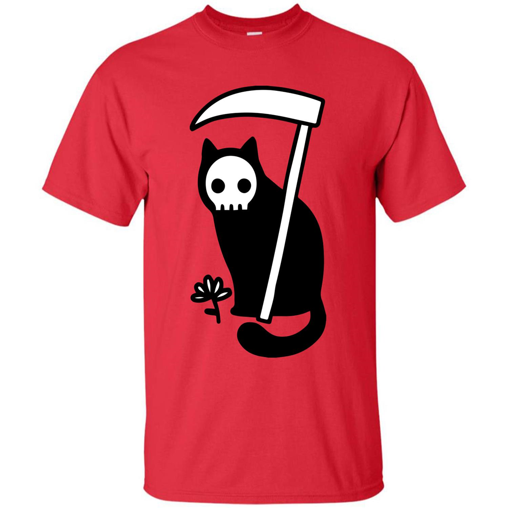 Cat Grimm Reaper T-shirt Red