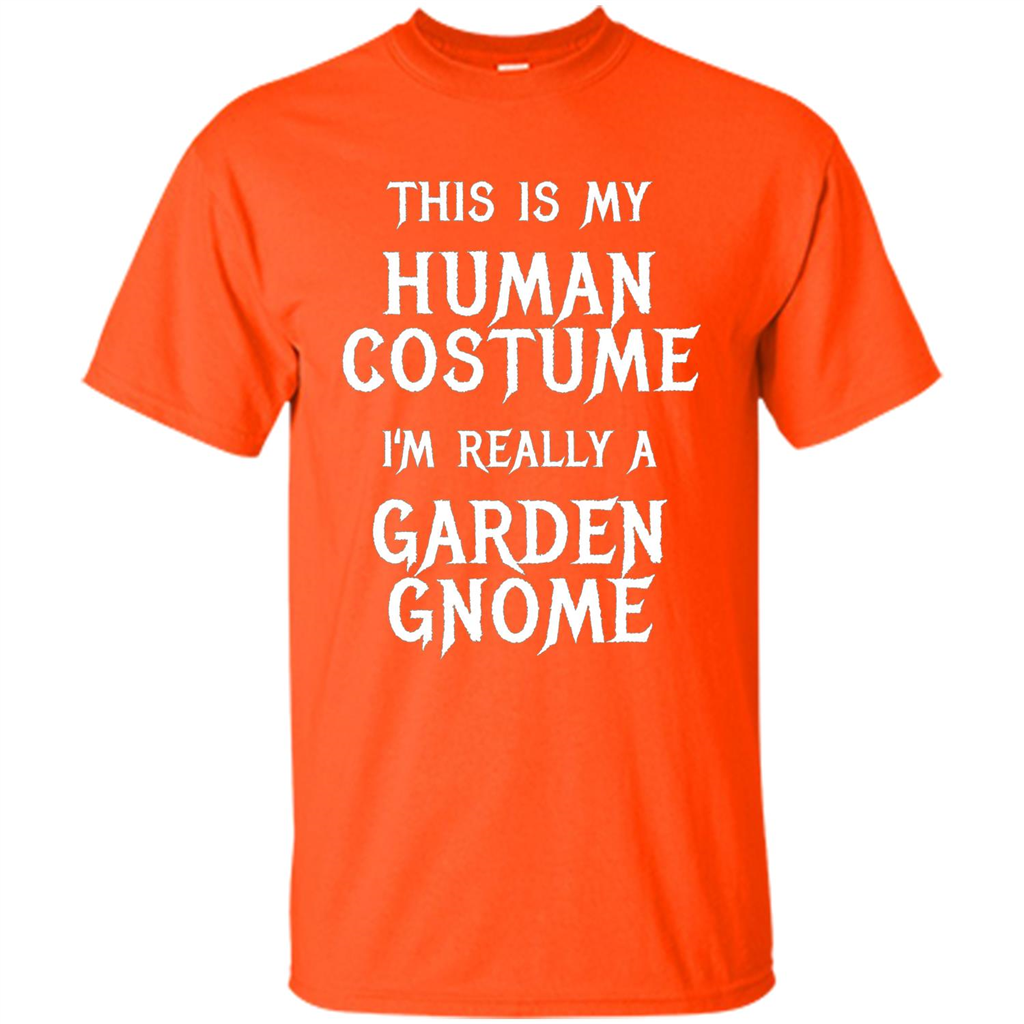 Garden Gnome Halloween Costume T-shirt Orange