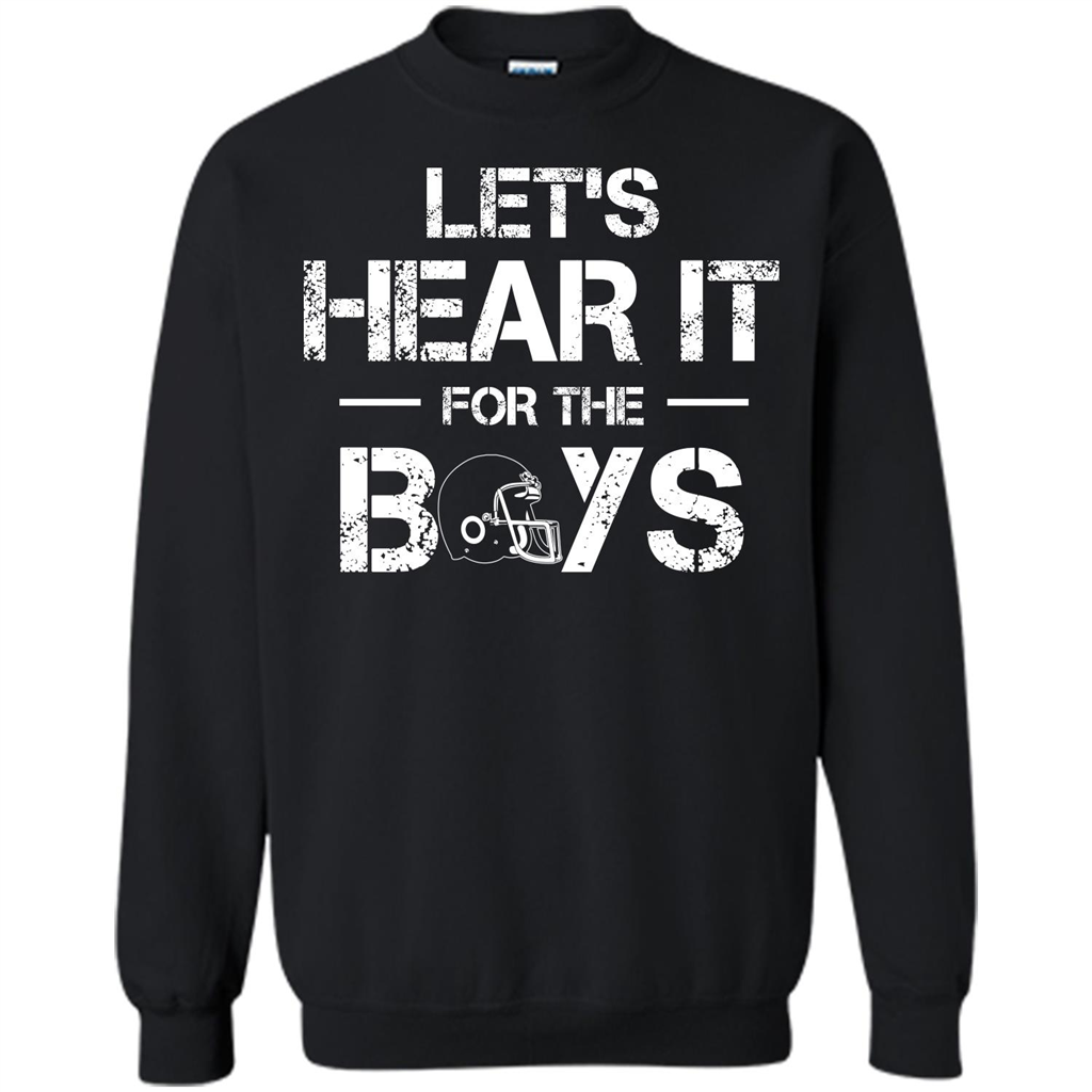 Football T-shirt Let's Hear It For The Boys Black