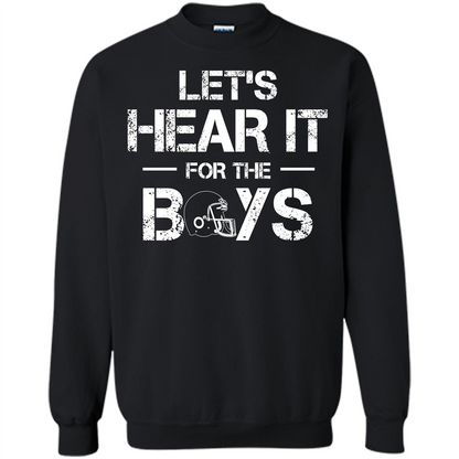 Football T-shirt Let's Hear It For The Boys Black