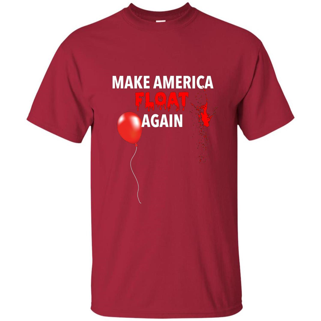 Make America Float Again T-Shirt Halloween Horror T-shirt Cardinal
