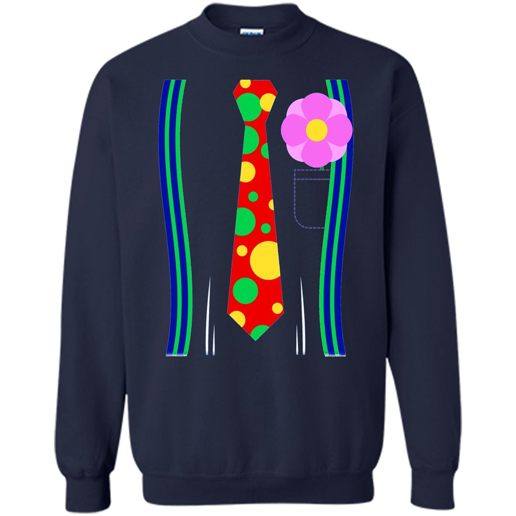 Halloween Clown Costume T-shirt Navy