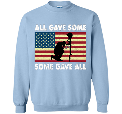 All gave some Some gave all T-Shirt Veteran &amp; Memorial's Day shirt Light Blue
