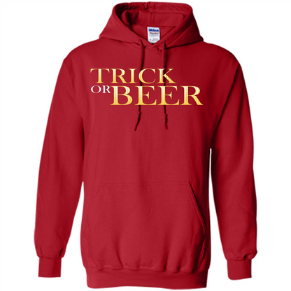 Beer T-shirt Trick Or Beer T-shirt Red