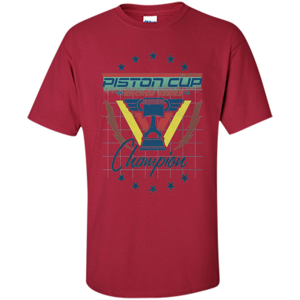 Love Car T-Shirt Piston Cup Racing Series Champion Cardinal