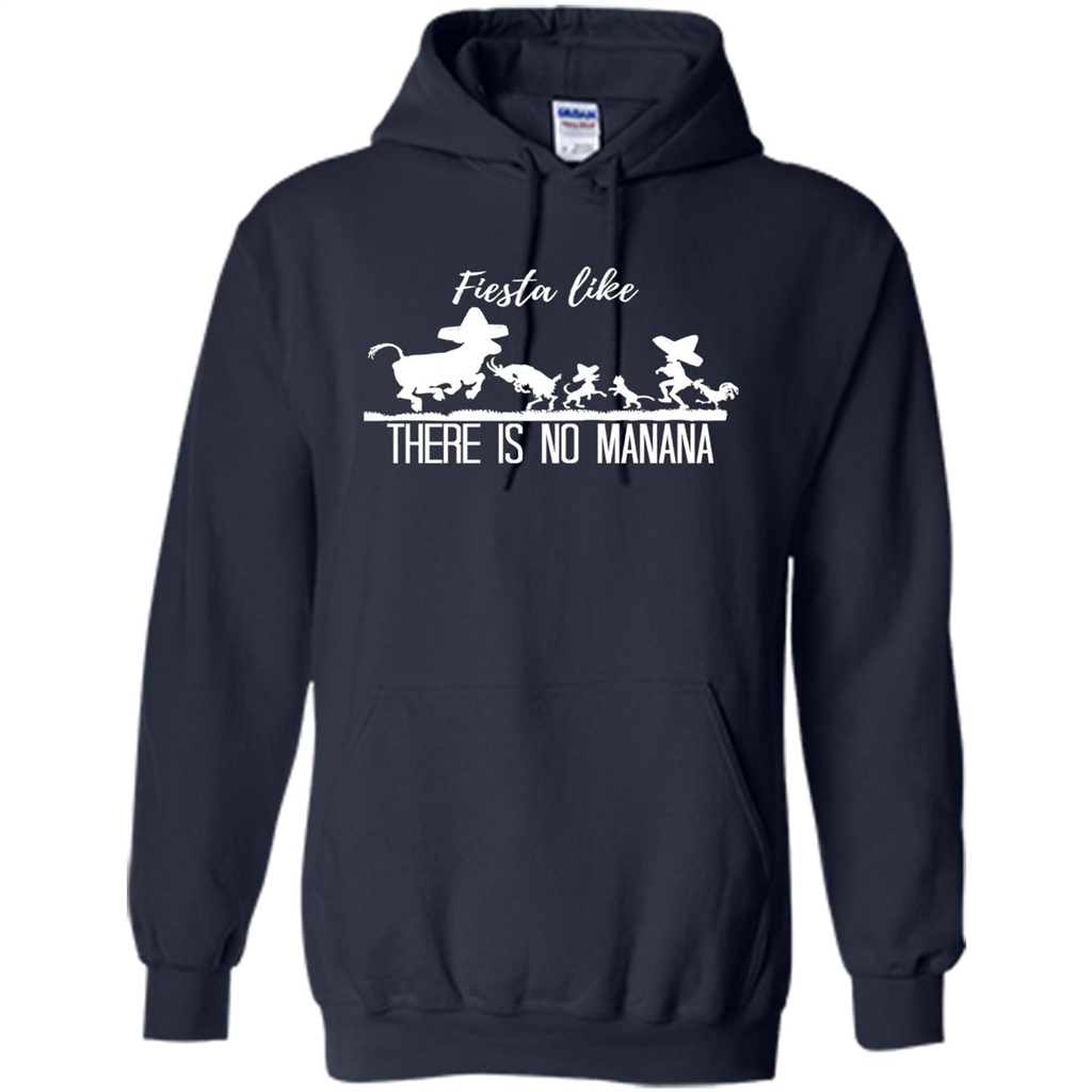 Fiesta Like There Is No Manana T-shirt Navy