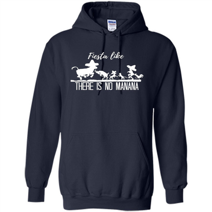 Fiesta Like There Is No Manana T-shirt Navy