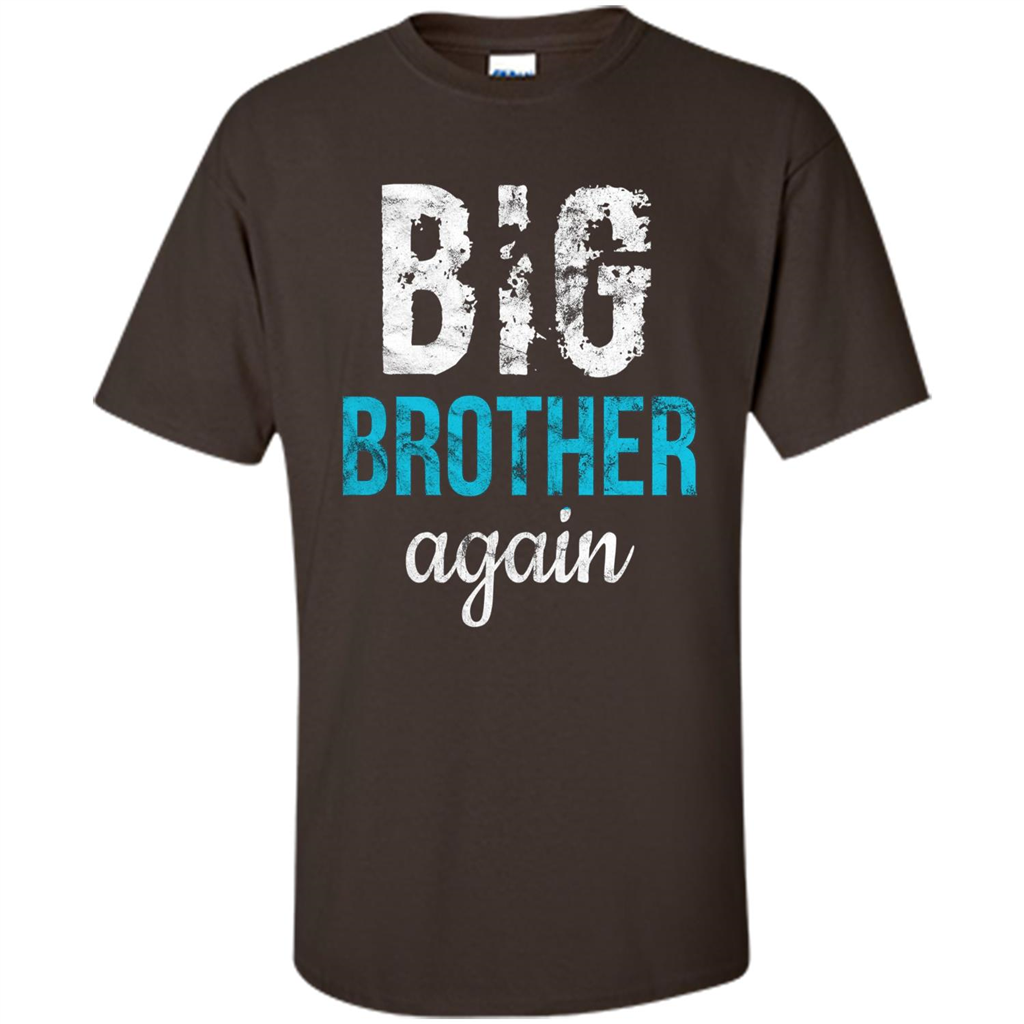 Big Brother Again Distressed T-shirt Dark Chocolate