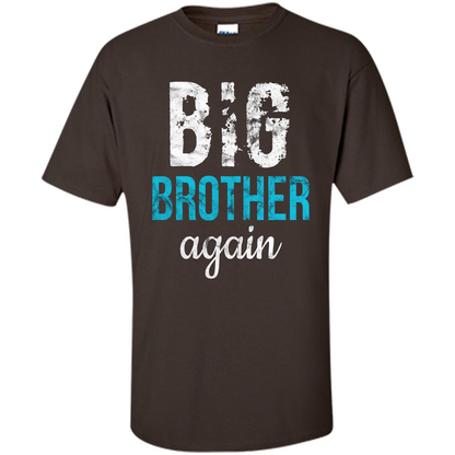 Big Brother Again Distressed T-shirt Dark Chocolate