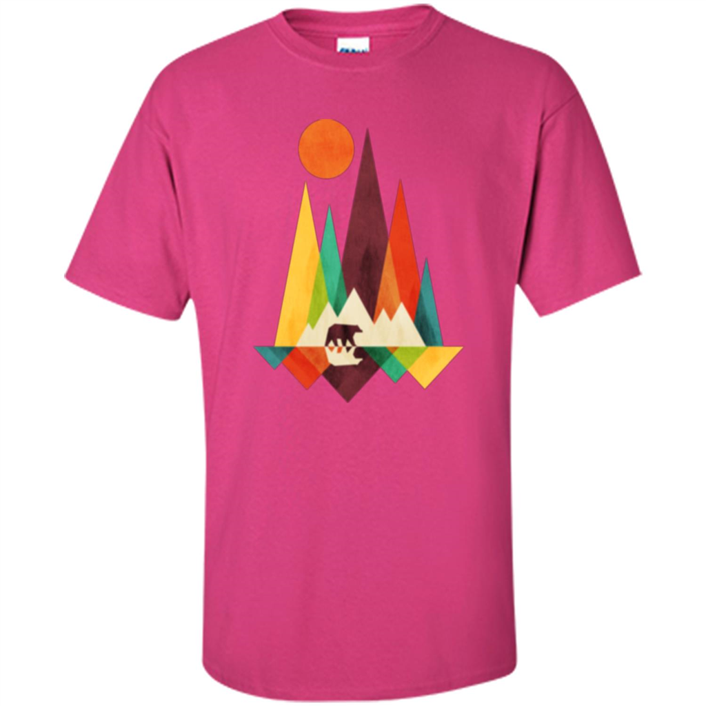 Mountain Bear T-shirt Heliconia