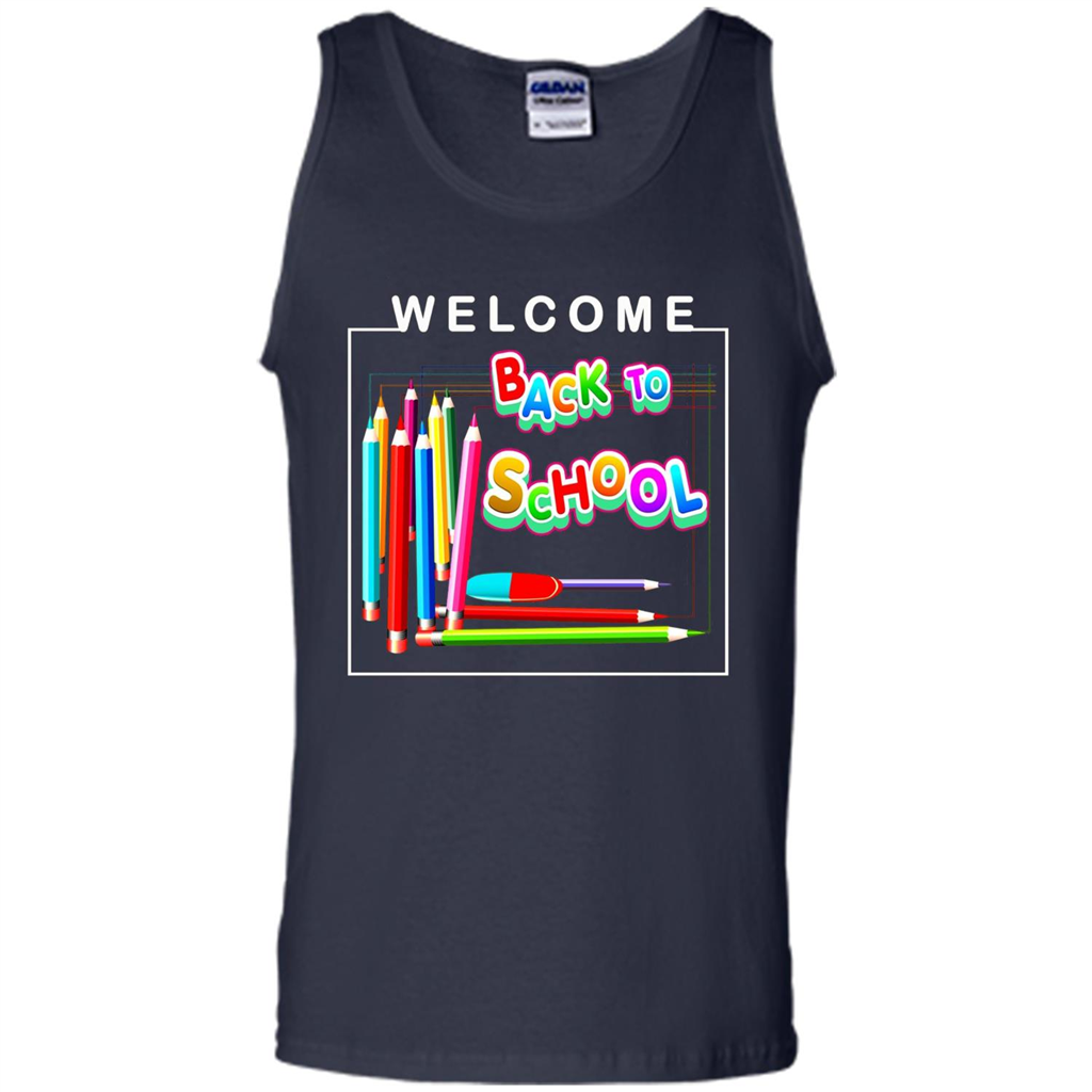 Welcome Back to School T-shirt School Day T-shirt Navy