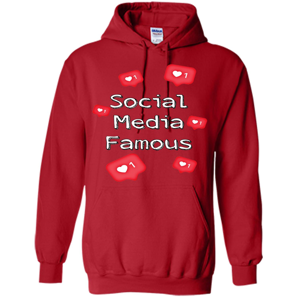 Social Media Famous T-shirt Red