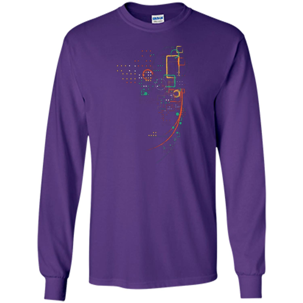 City Grid T-shirt Purple