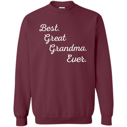 Best Great Grandma Ever T-shirt