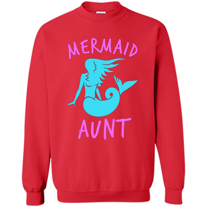 Mermaid Aunt T-Shirt Mermaid T-shirt