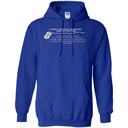 Funny Knitting T-shirt Knitting Gift Shirt Royal