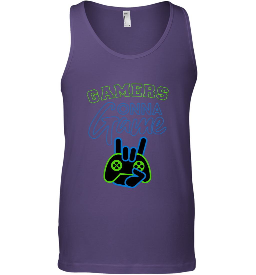 Gamer Gonna Game Gaming Shirt Tank Top Purple