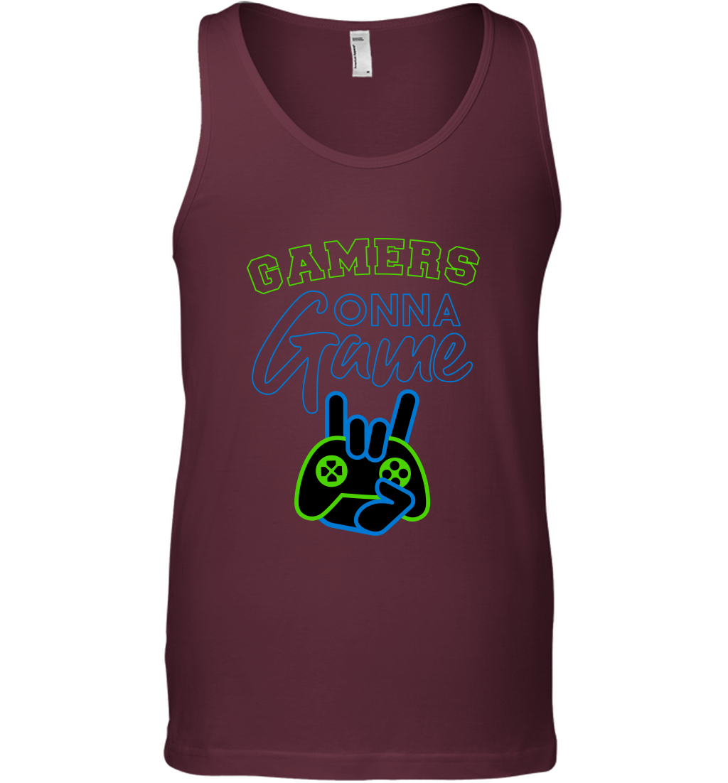 Gamer Gonna Game Gaming Shirt Tank Top Maroon