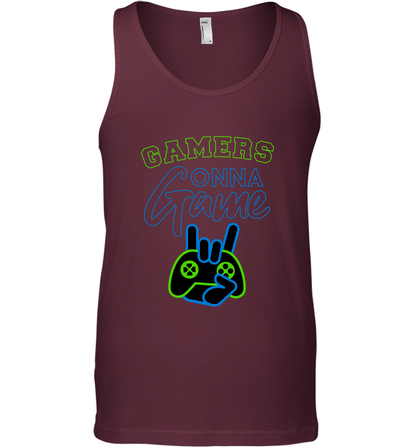 Gamer Gonna Game Gaming Shirt Tank Top Maroon