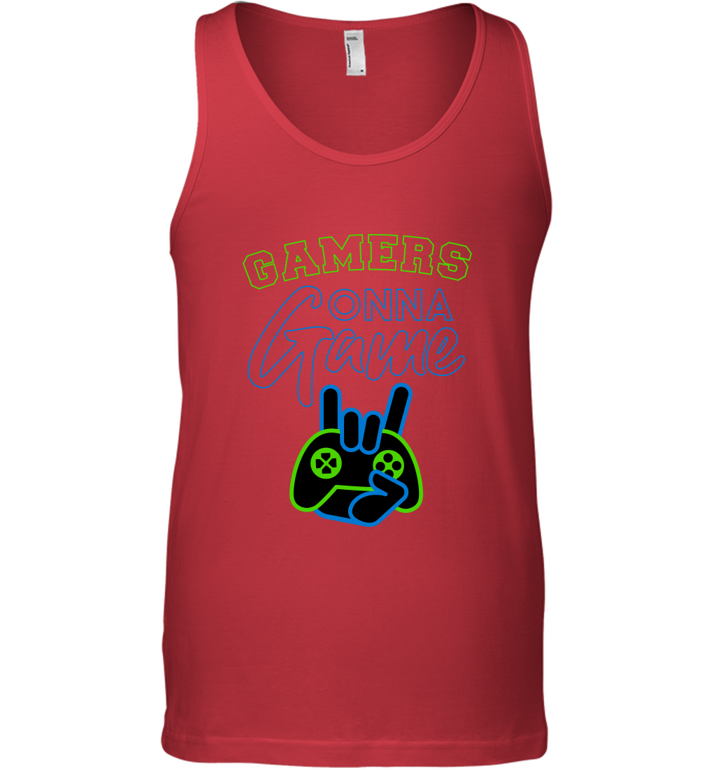 Gamer Gonna Game Gaming Shirt Tank Top Red