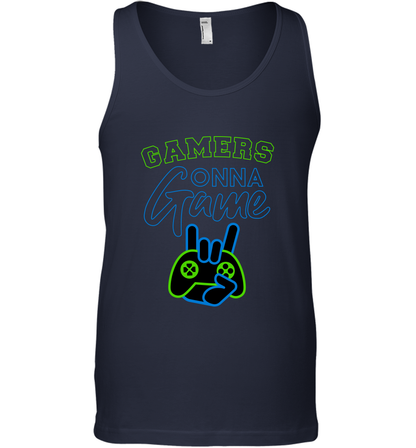 Gamer Gonna Game Gaming Shirt Tank Top Navy