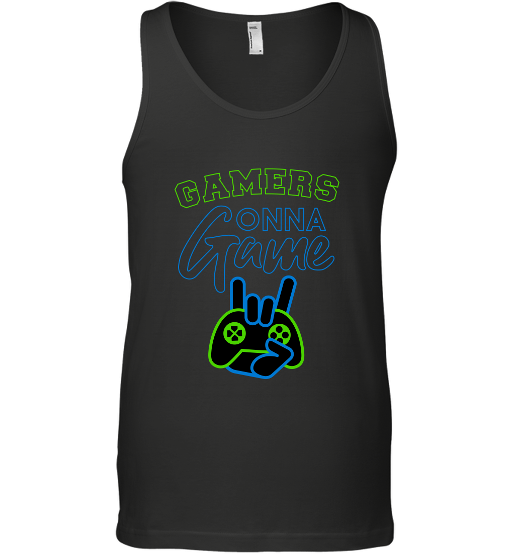 Gamer Gonna Game Gaming Shirt Tank Top Black