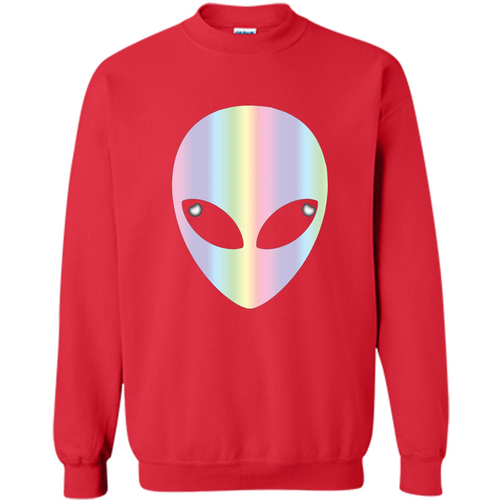 Alien Head T-shirt Red
