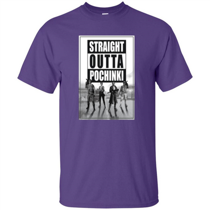 Straight Outta Pochinki T-shirt Purple