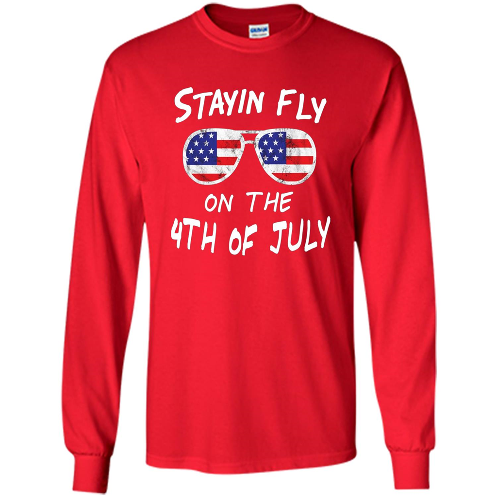 Independence Day T-shirt Stayin Fly On The 4th Of July Red