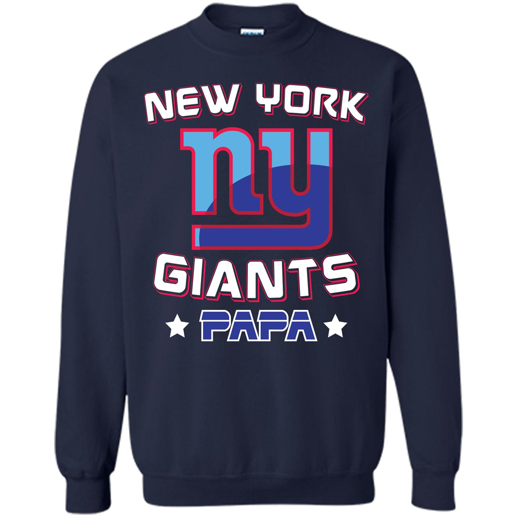 Football T-shirt New York Ny Giants Papa Navy